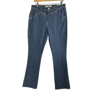 Rock & Roll Denim West Desperado‎ Jeans Womens 29x36 High Rise Bootcut Striped